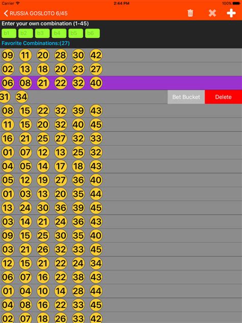 gosloto results 6/45 latest